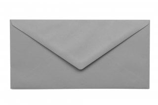 Envelopes DIN longos, cinzentos