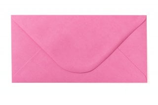 Envelopes DIN longos, rosa intenso