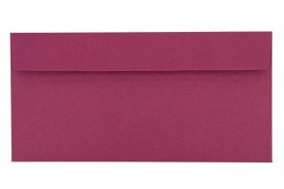 Envelopes DIN adesivos longos, framboesa