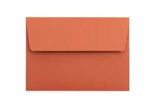 Envelopes DIN C6 adesivos, terracota