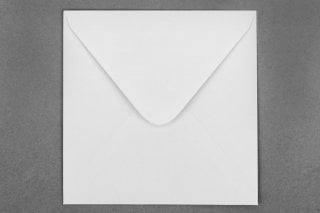 Envelopes quadrados 155x155 mm, brancos