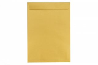 Envelopes DIN C4 adesivos, dourados