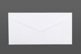 Envelopes DIN longos, brancos