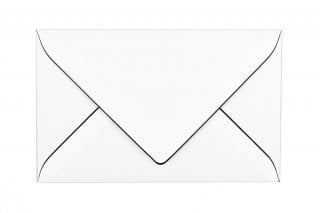 Envelopes de formato especial, envelopes fúnebres com rebordo preto