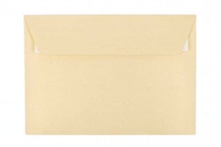 Envelopes DIN C6 adesivos, champanhe madrepérola