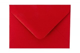 Envelopes DIN C7, vermelho escuro