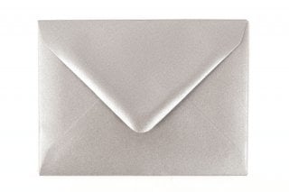 Envelopes DIN C7, prateados