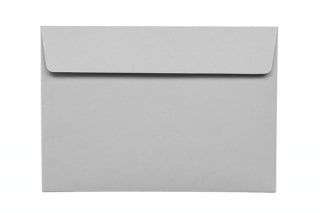 Envelopes DIN C6 adesivos, cinzento claro