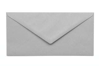 Envelopes DIN longos, cinzento claro