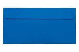 Envelopes DIN adesivos longos, azul royal