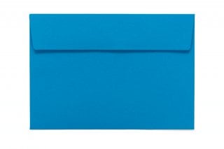 Envelopes DIN C6 adesivos, azul